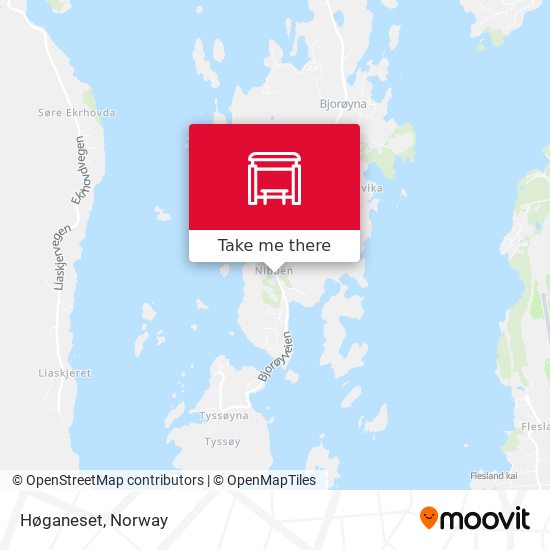 Høganeset map