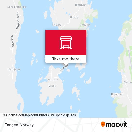 Tangen map