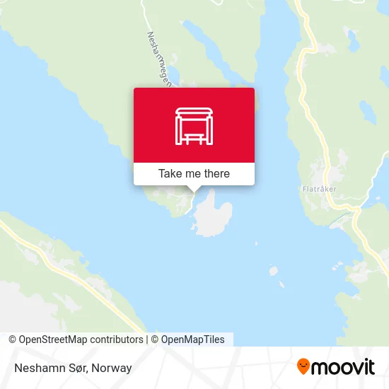 Neshamn Sør map