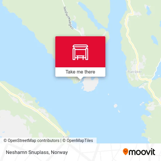 Neshamn Snuplass map