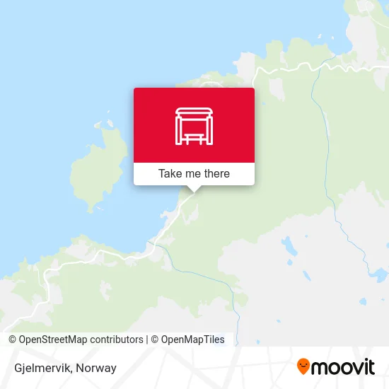 Gjelmervik map