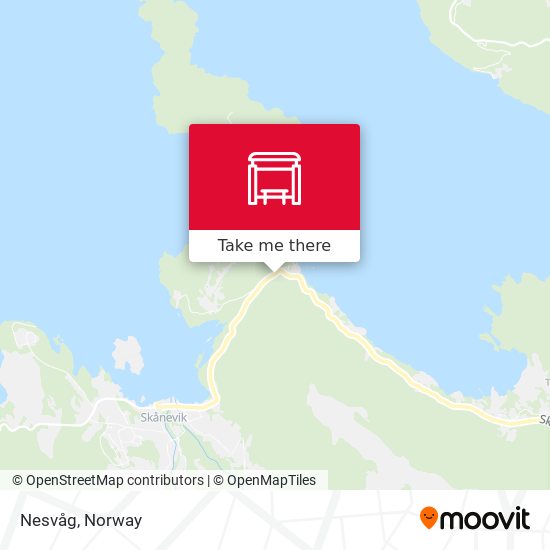 Nesvåg map