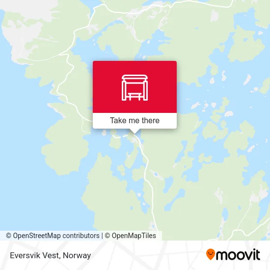 Eversvik Vest map