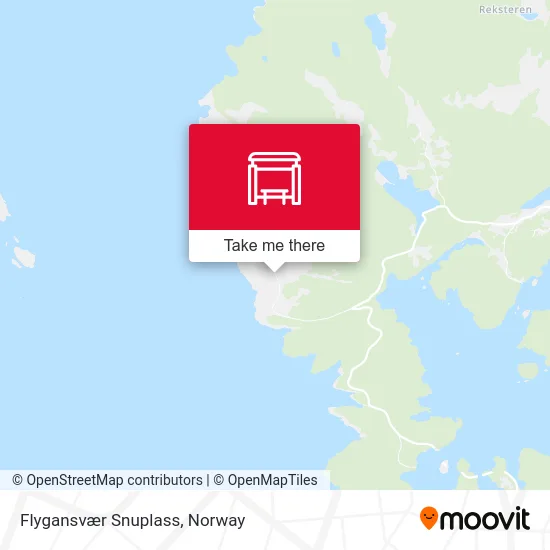 Flygansvær Snuplass map
