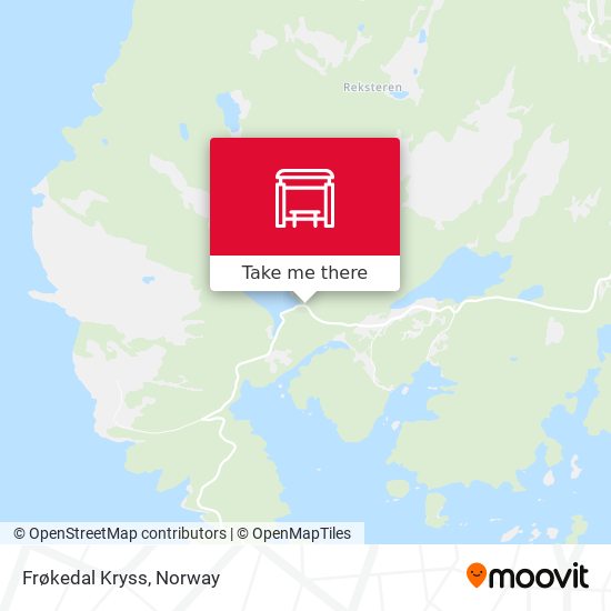 Frøkedal Kryss map