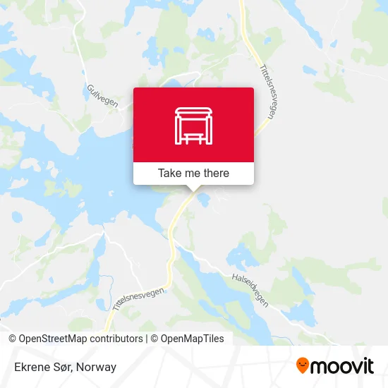 Ekrene Sør map