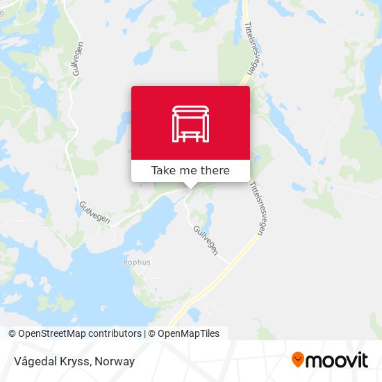 Vågedal Kryss map