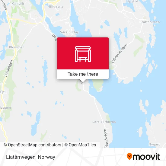 Liatårnvegen map