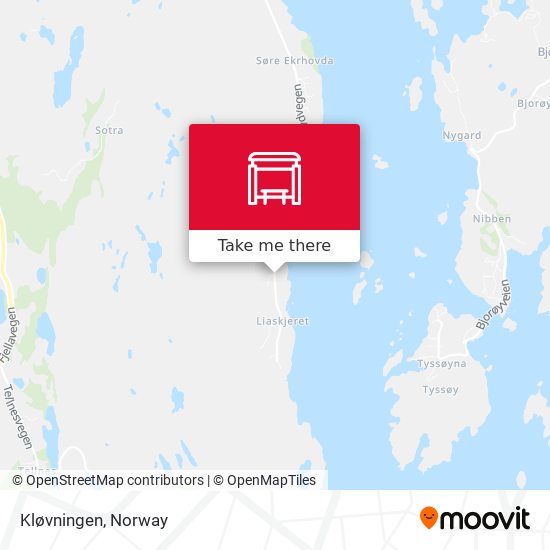 Kløvningen map