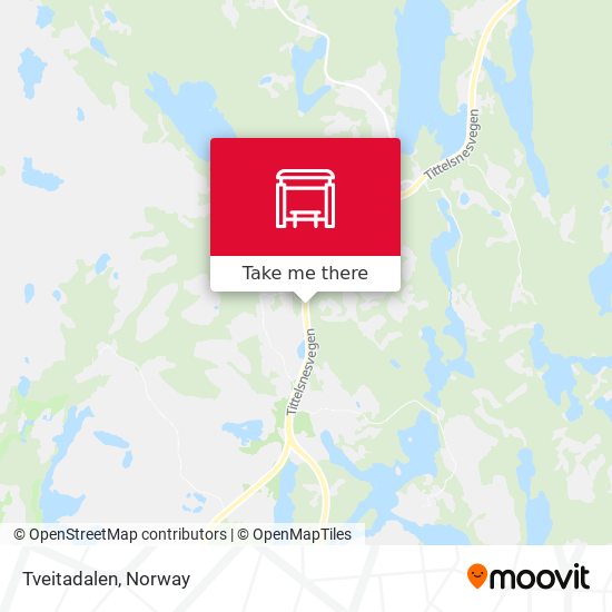 Tveitadalen map