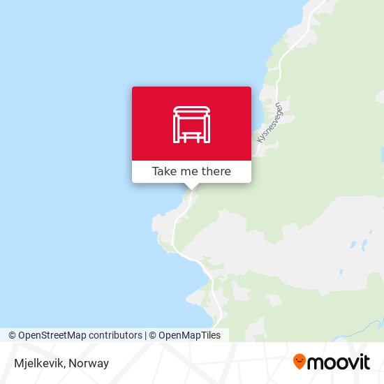 Mjelkevik map