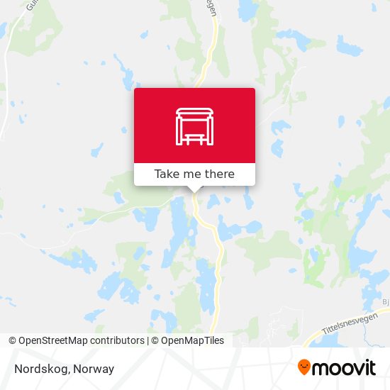 Nordskog map