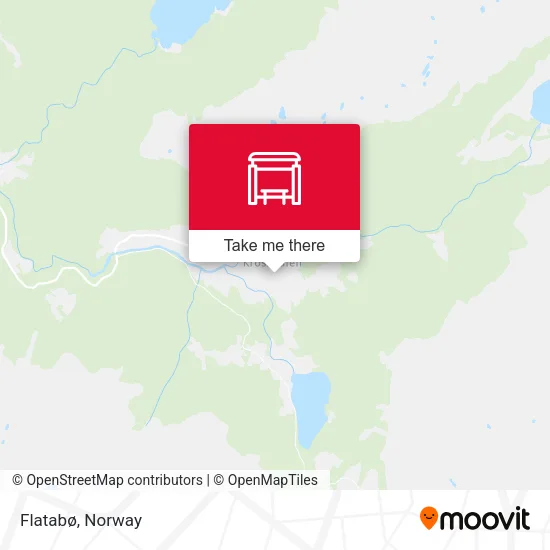 Flatabø map