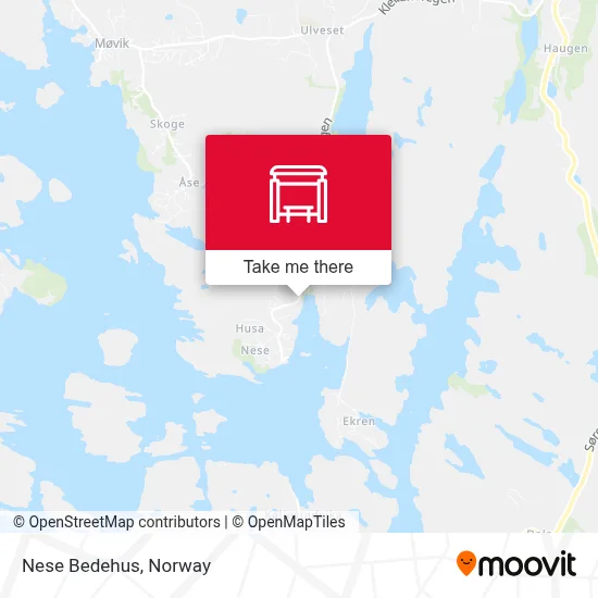 Nese Bedehus map