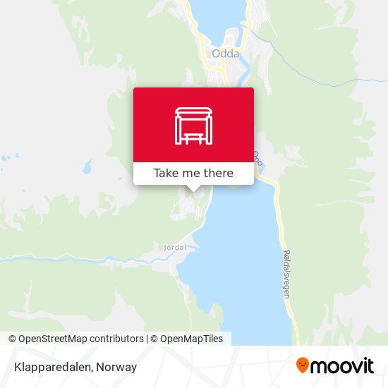 Klapparedalen map