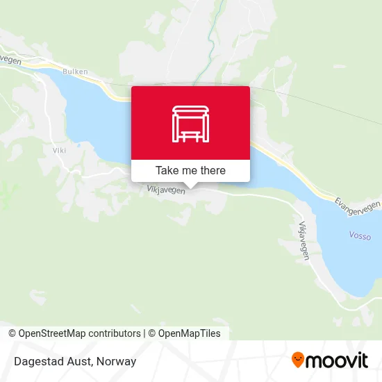Dagestad Aust map