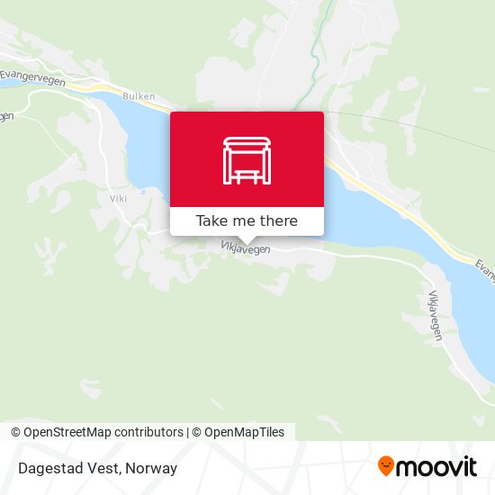 Dagestad Vest map