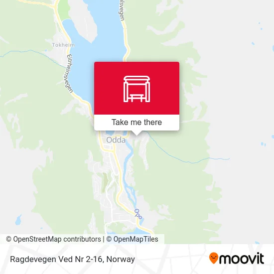 Ragdevegen Ved Nr 2-16 map