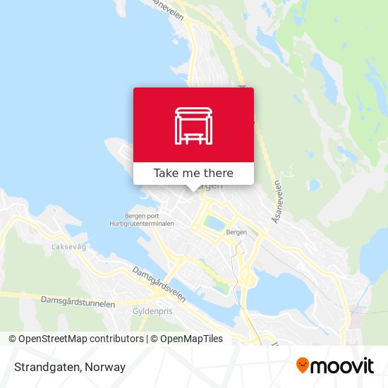 Strandgaten map