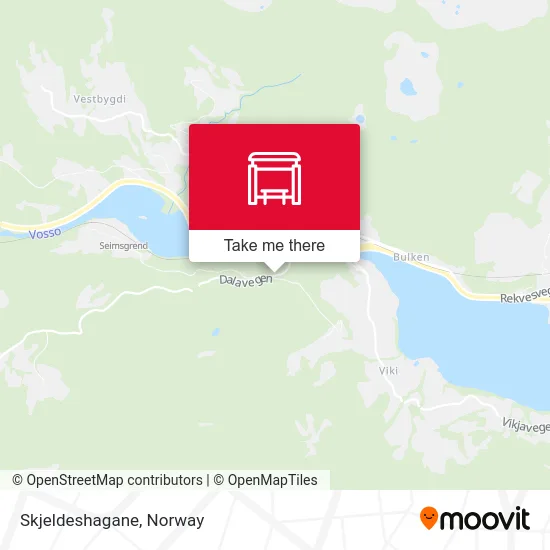 Skjeldeshagane map