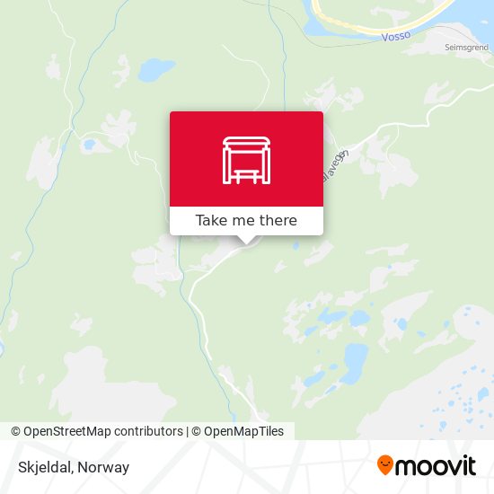 Skjeldal map