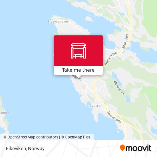 Eikeviken map