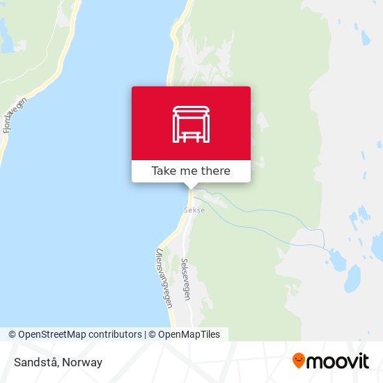 Sandstå map