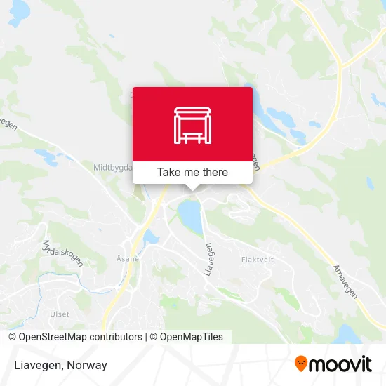 Liavegen map