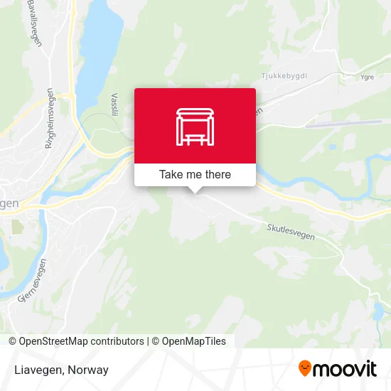Liavegen map