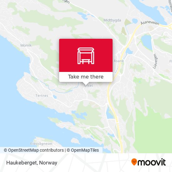 Haukeberget map