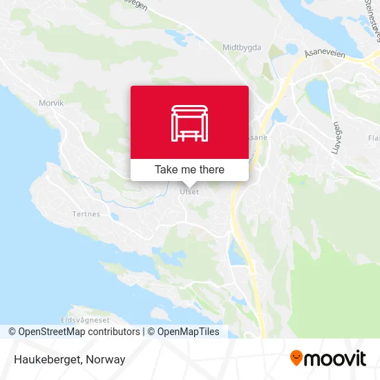 Haukeberget map