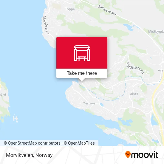 Morvikveien map