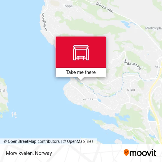 Morvikveien map