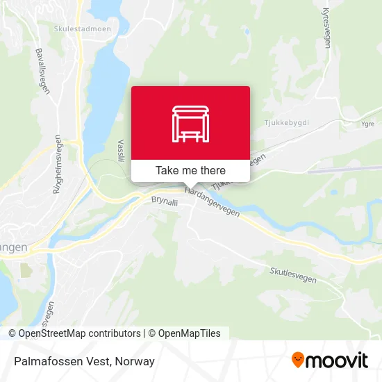 Palmafossen Vest map