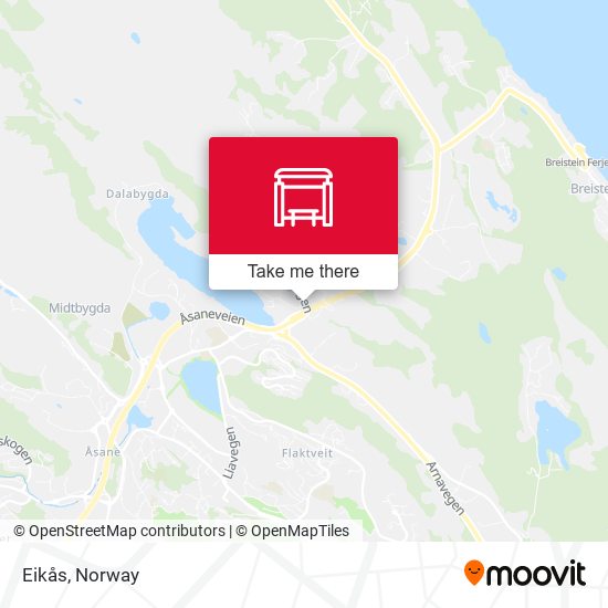 Eikås map