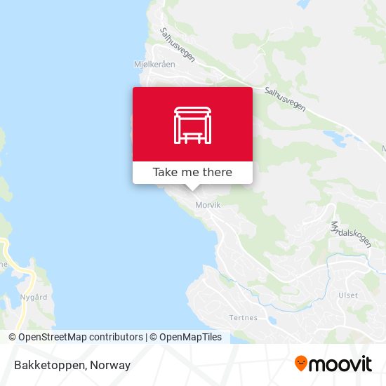 Bakketoppen map