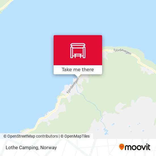 Lothe Camping map