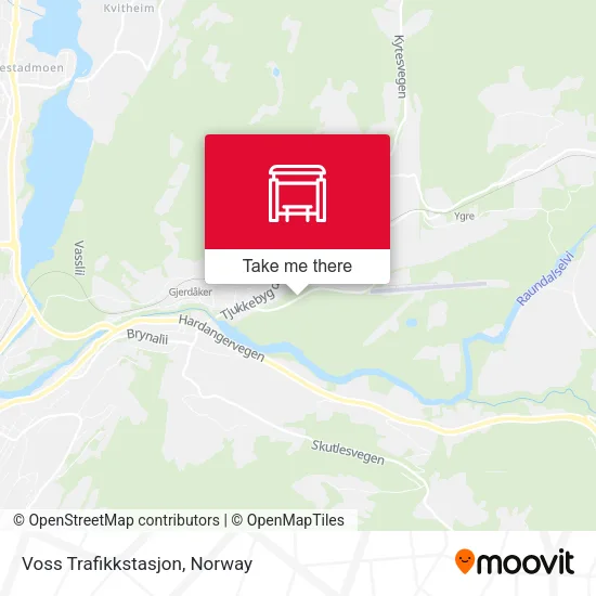 Voss Trafikkstasjon map