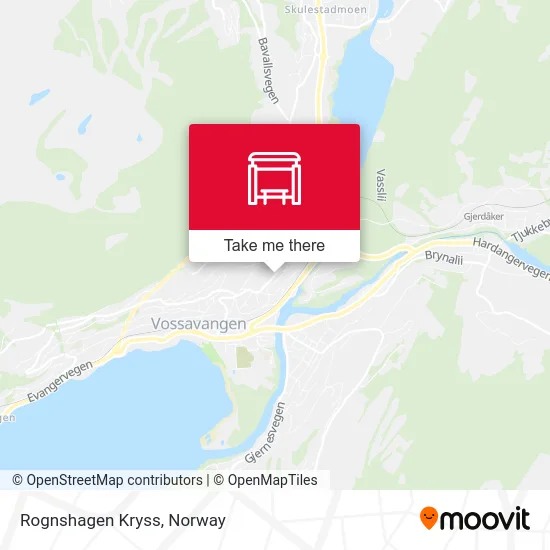 Rognshagen Kryss map