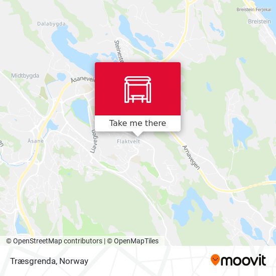 Træsgrenda map