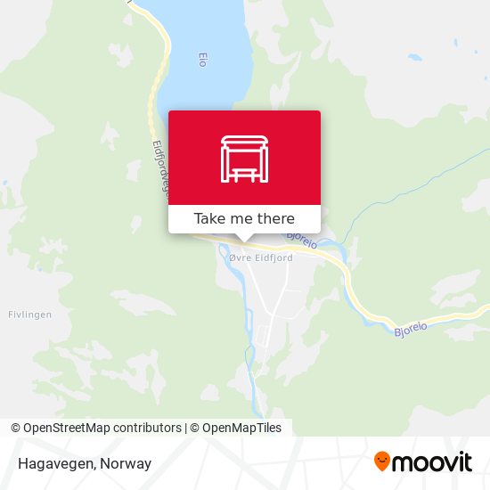 Hagavegen map