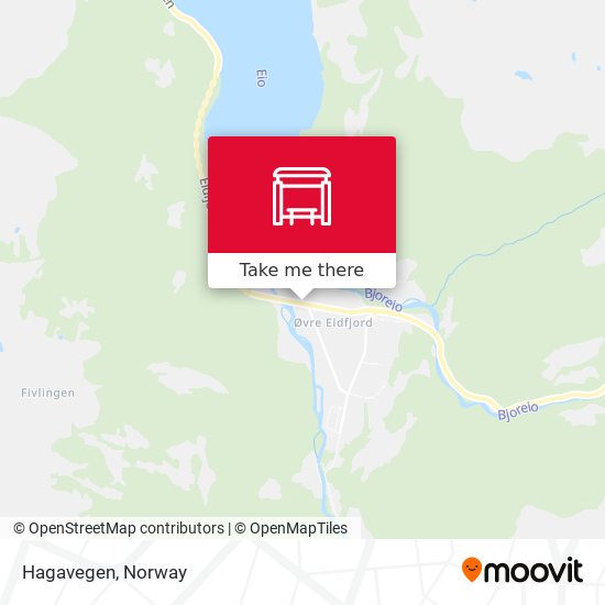 Hagavegen map