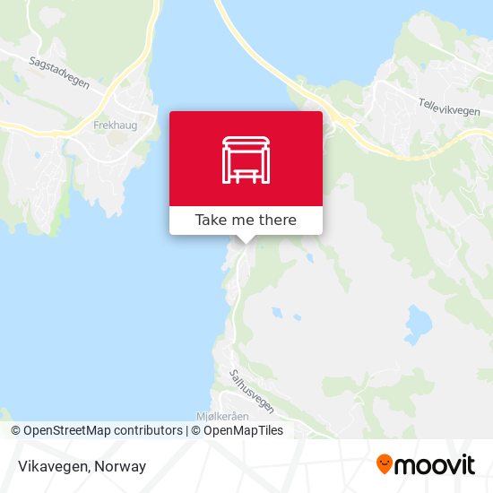 Vikavegen map