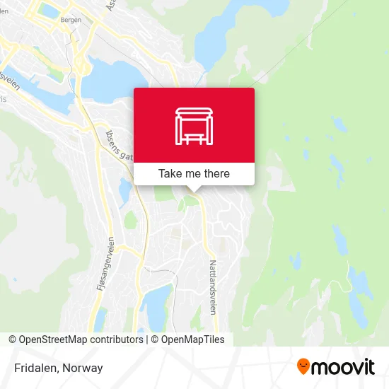 Fridalen map