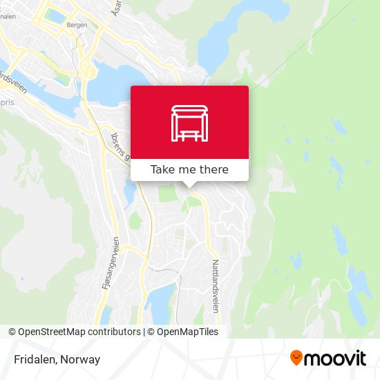 Fridalen map