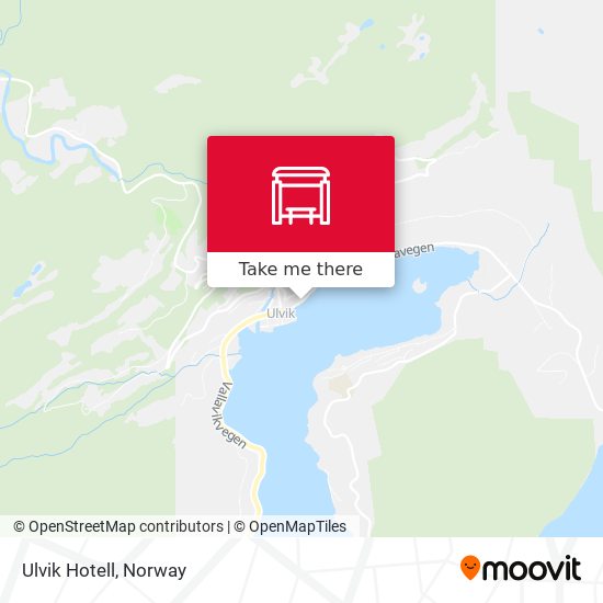 Ulvik Hotell map