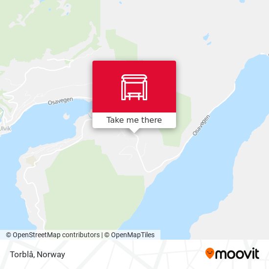 Torblå map