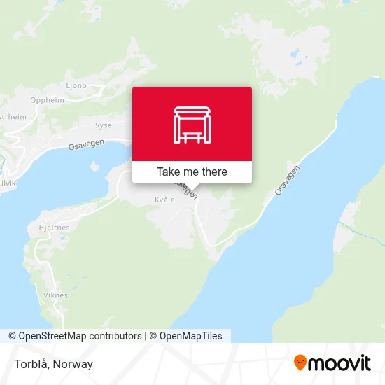 Torblå map