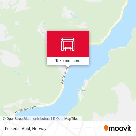 Folkedal Aust map