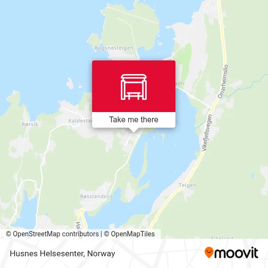 Husnes Helsesenter map